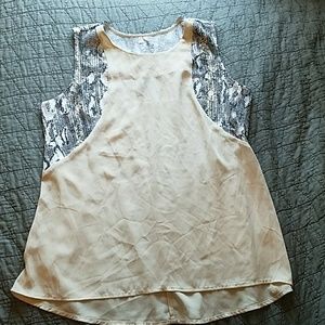 Maurices tank/blouse snakeskin pattern